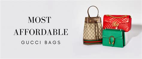 gucci ladies bag price|most affordable Gucci bag.